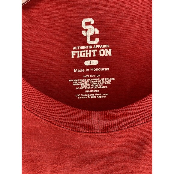 New USC Trojans Interlock Short Sleeve T Shirt Men's Size‎ Large - Picture 3 of 4
